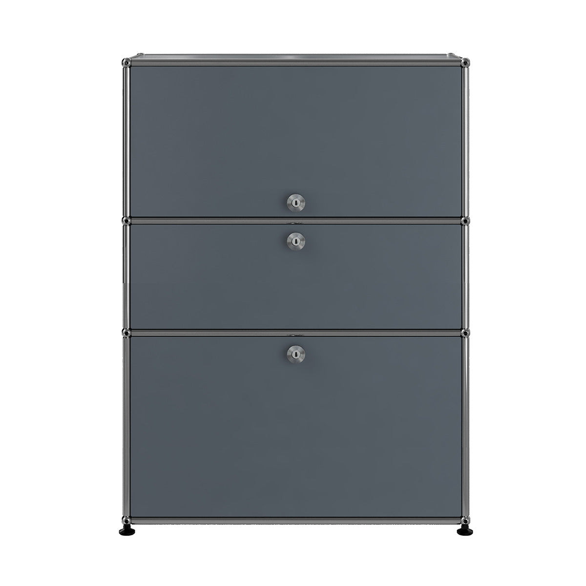 USM Bureau with Drawer | Medium Grey Lacquer Panels