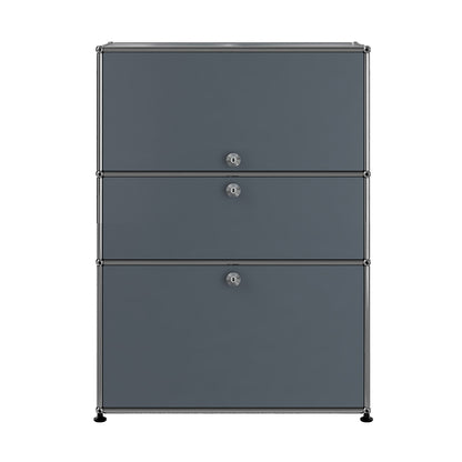 USM Bureau with Drawer | Medium Grey Lacquer Panels
