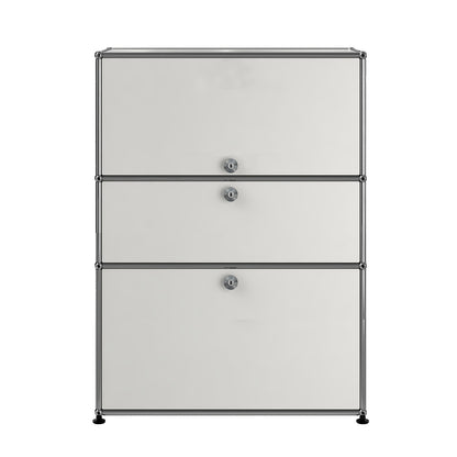 USM Bureau with Drawer | White Lacquer Panels