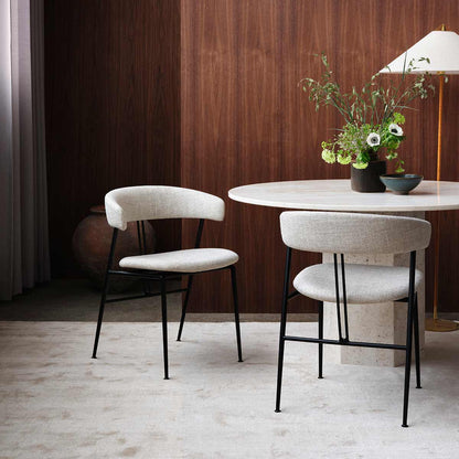 Violin Chair Fully Upholstered | Silver 60152 Tempt Fabric