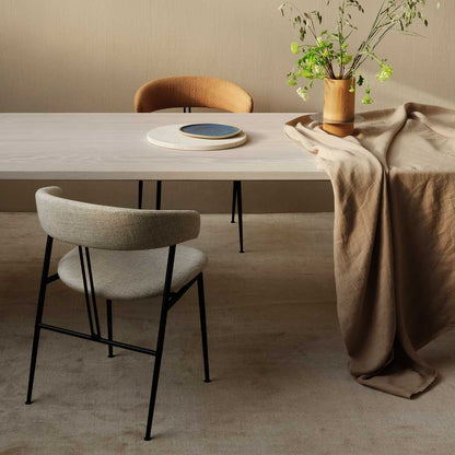 Violin Chair Fully Upholstered | Silver 60152 Tempt Fabric