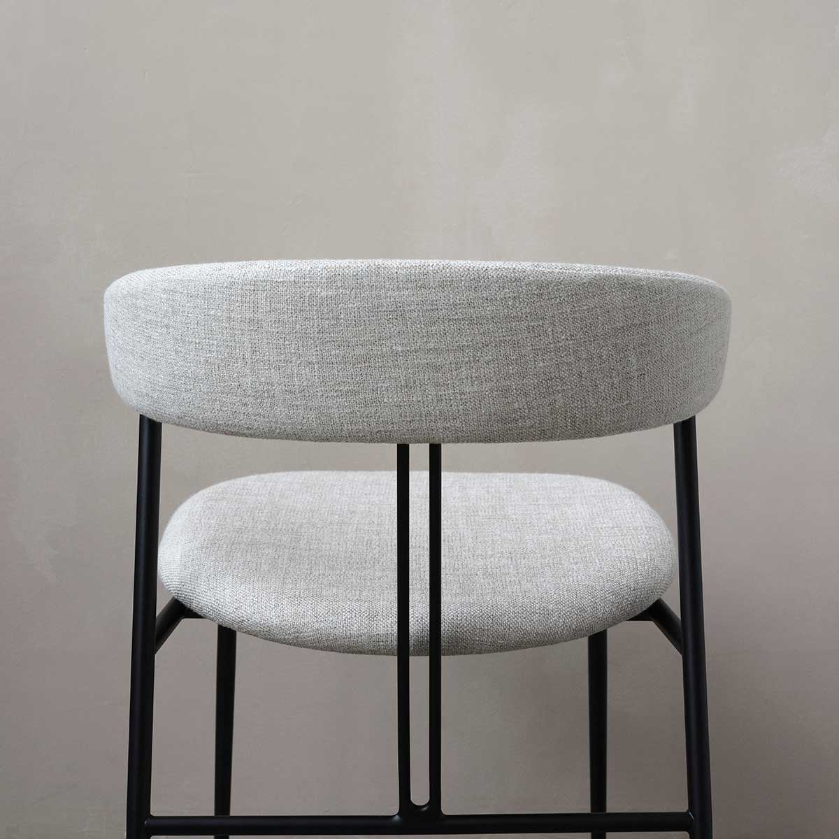 Violin Chair Fully Upholstered | Silver 60152 Tempt Fabric