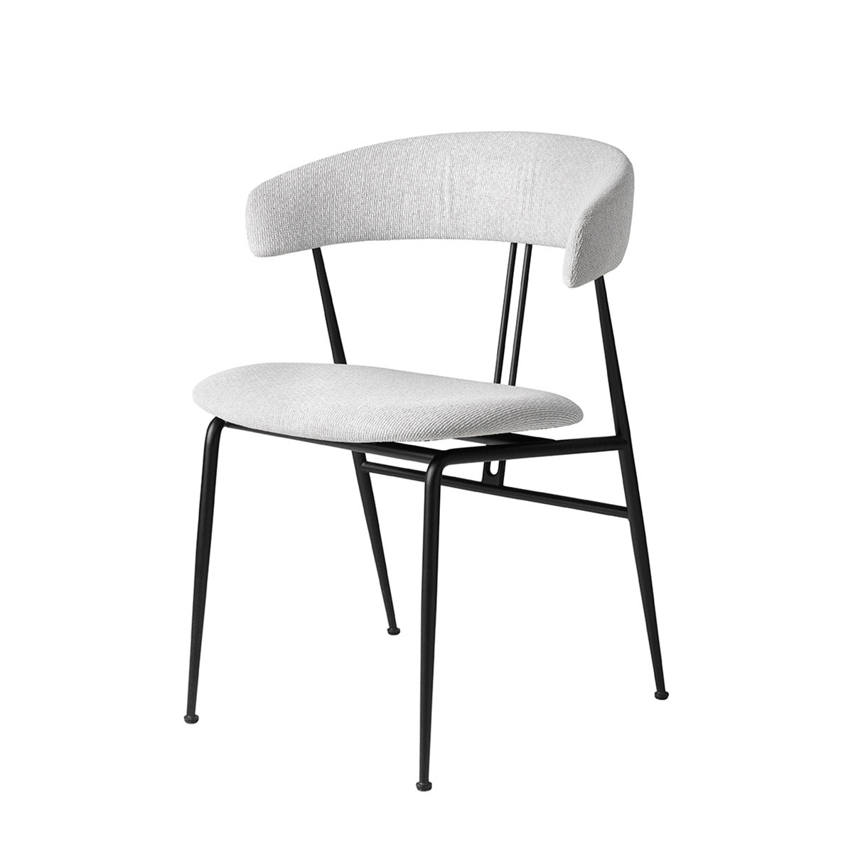 Violin Chair Fully Upholstered | Silver 60152 Tempt Fabric