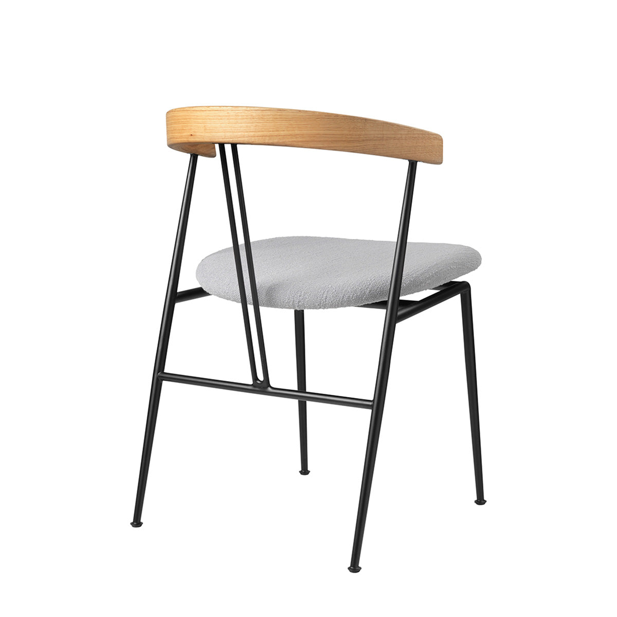 Violin Chair Seat Upholstered | Grey MD215A18 Aurin Fabric