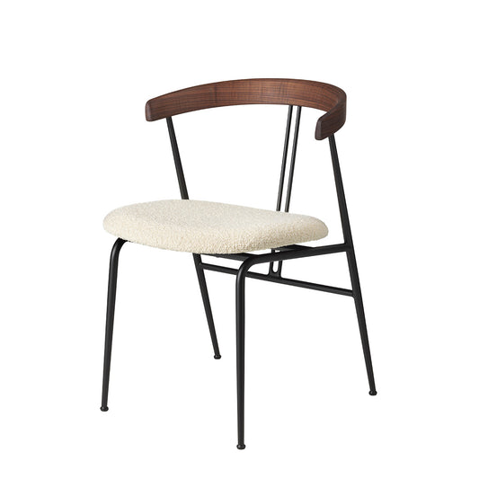 Violin Chair Seat Upholstered | Ivory 001 Karakorum Fabric