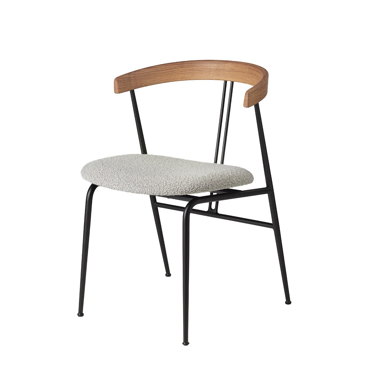 Violin Chair Seat Upholstered | Pearl 004 Karakorum Fabric