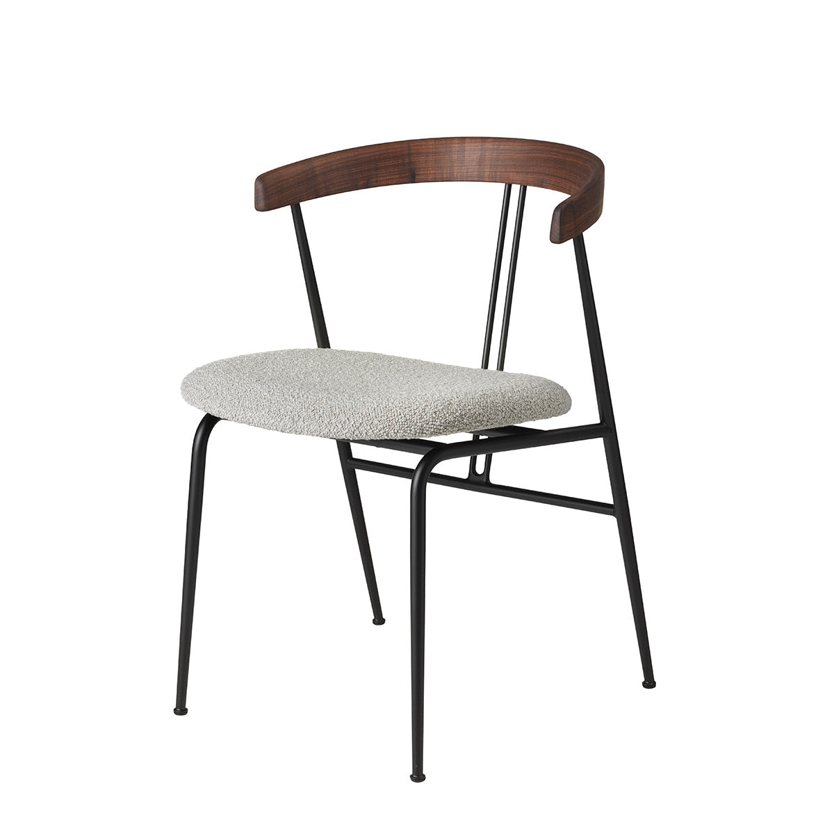 Violin Chair Seat Upholstered | Pearl 004 Karakorum Fabric