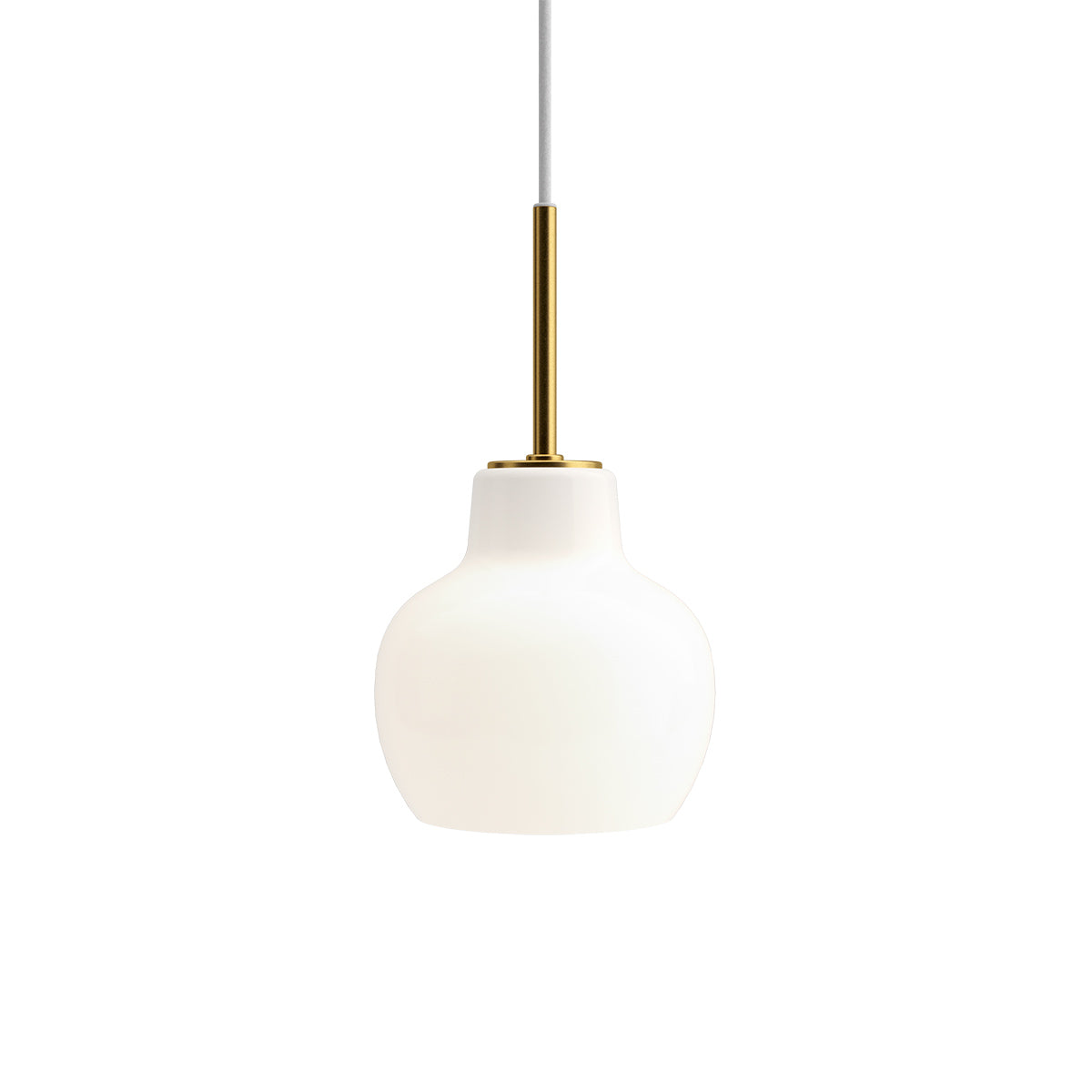 VL Ring Crown 1 Pendant Light | Opal Glass Shade