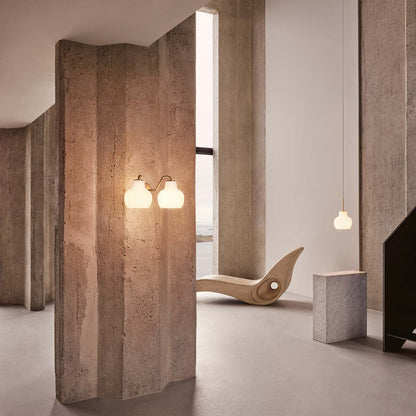VL Ring Crown 1 Pendant Light | Opal Glass Shade