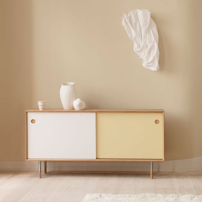 Vodder Sideboard No 11 | White Pigment Lacquered Oak