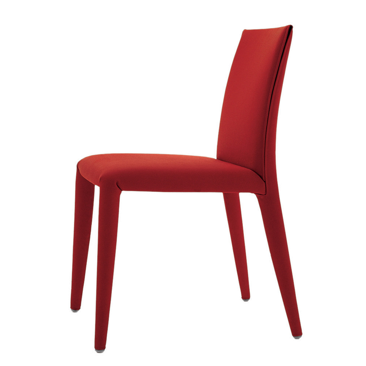 Vol Au Vent Dining Chair | Black Red Bellano Fabric Upholstery