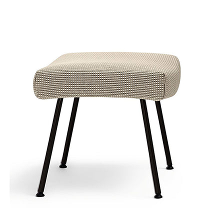 Votteler Stool | Isis 7274 Pale Grey Fabric