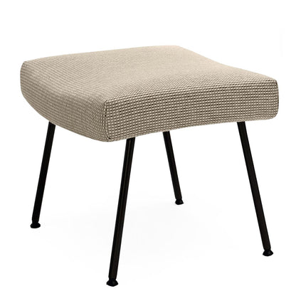 Votteler Stool | Isis 7274 Pale Grey Fabric