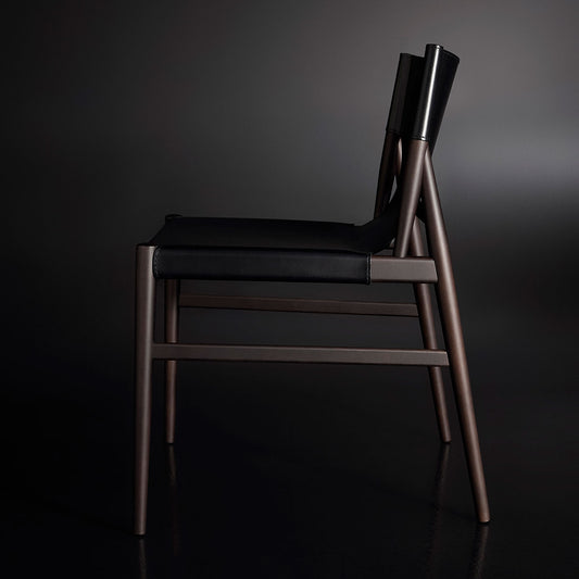 Voyage Chair | Black Saddle Leather