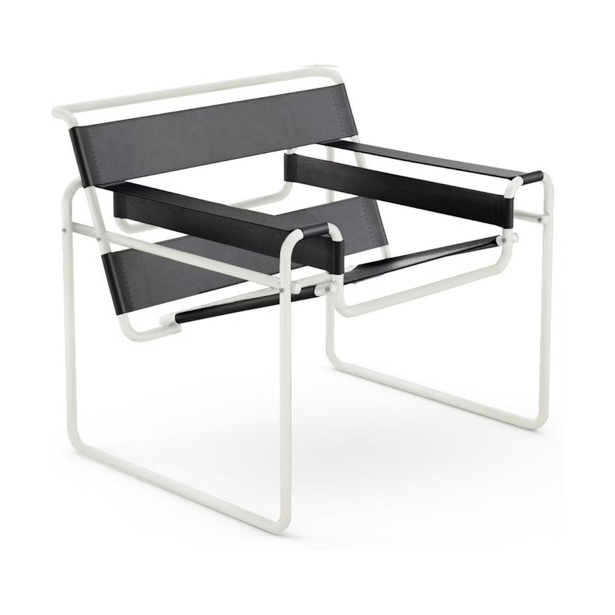 Wassily Lounge Chair | Black Belting Leather BLK