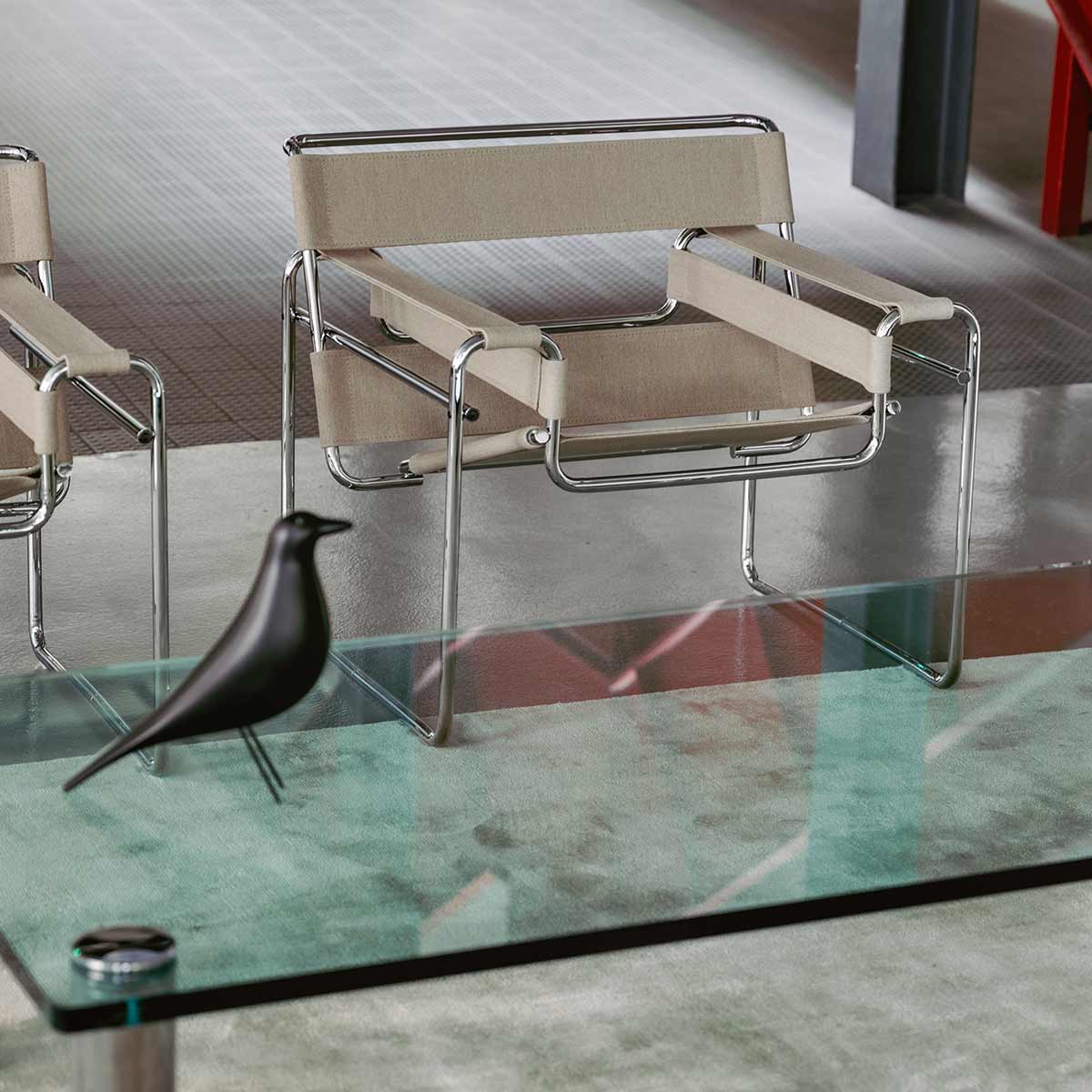 Wassily Lounge Chair | Natural Coloured Canvas