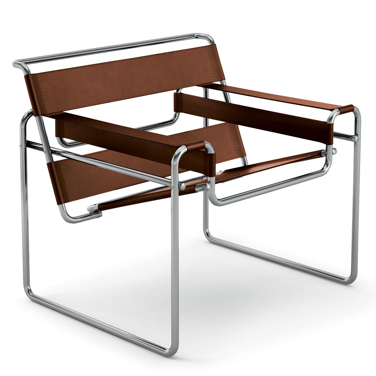 Wassily Lounge Chair | Cognac Belting Leather 1904