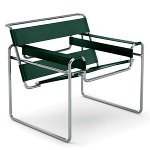 Wassily Lounge Chair | Forest Green Belting Leather BL1911