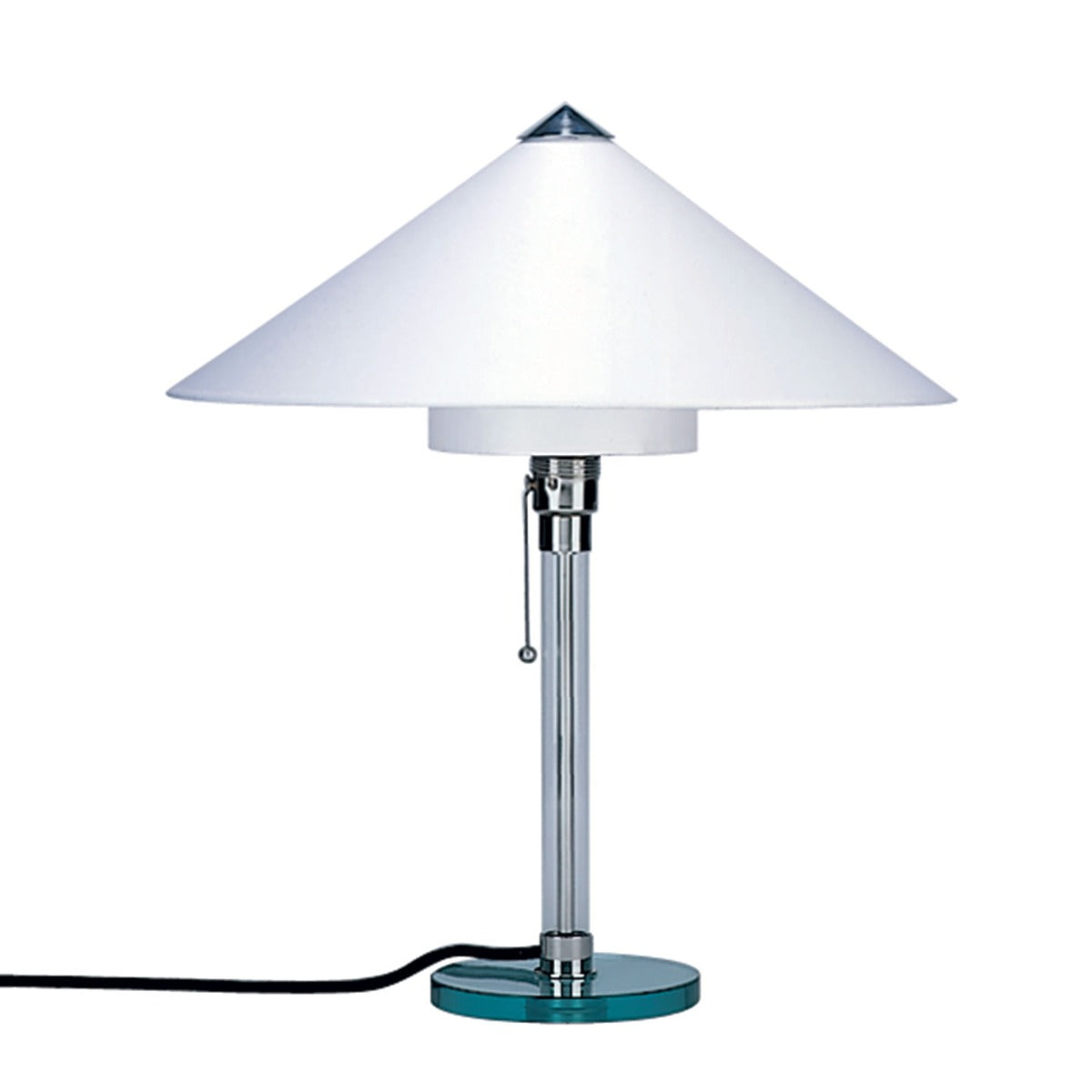 Wagenfeld 27 Table Lamp | Clear Glass Base and Stem