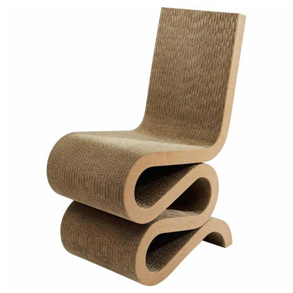 Wiggle Side Chair | Corrugated Cardboard