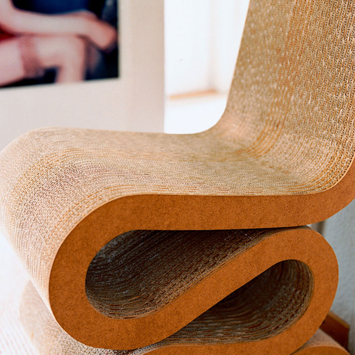 Wiggle Side Chair | Corrugated Cardboard