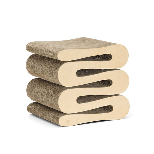 Wiggle Stool | Corrugated Cardboard
