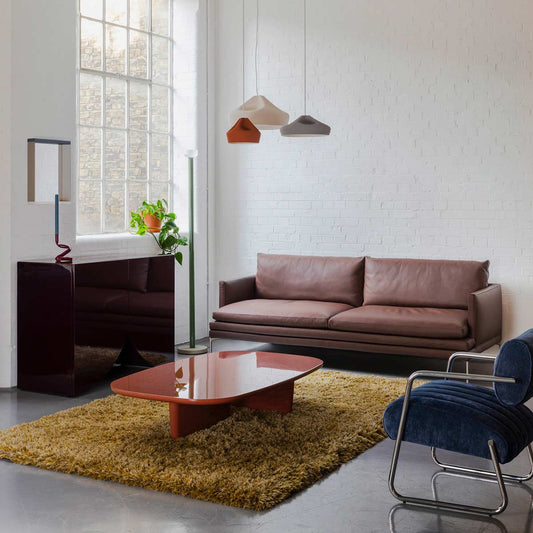 William Large 2 Seat Sofa | Dark Brown 0479 Extra Leather