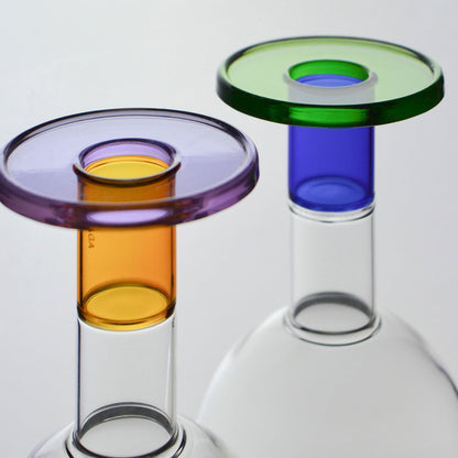 Pair of Eclipse Wine Glasses | Multicoloured