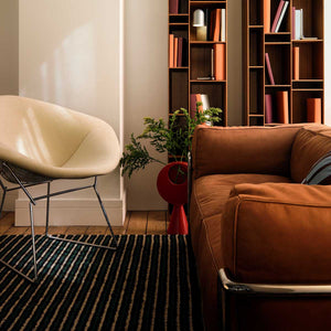 Bertoia Diamond Chair | Upholstered in Ivory Circa K10541 Fabric