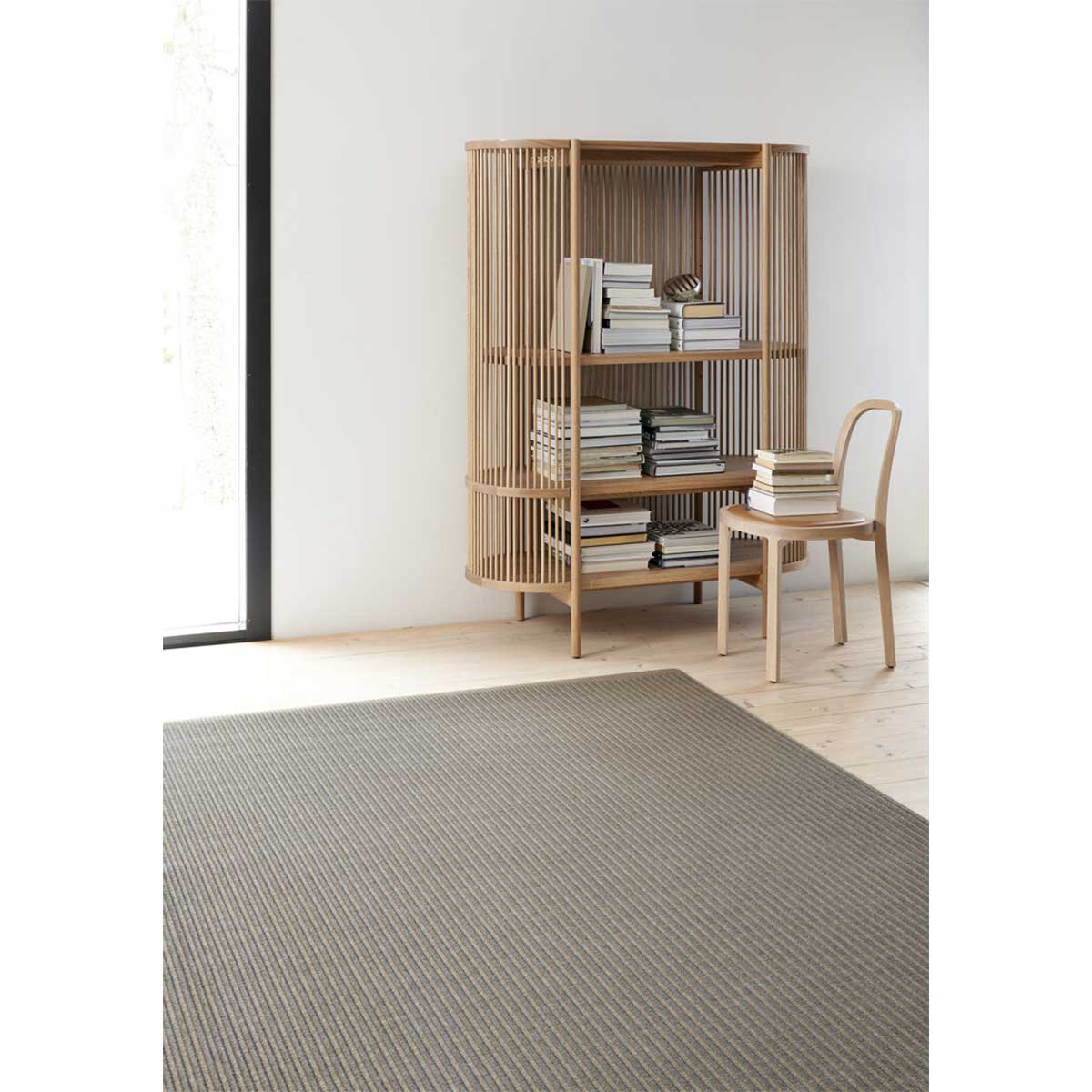 Earth Rug 200x260cm | Nutria Graphite Railway Colour 1163240
