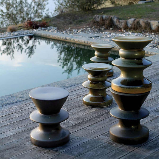 Zeus Occasional Table | Blue Brown