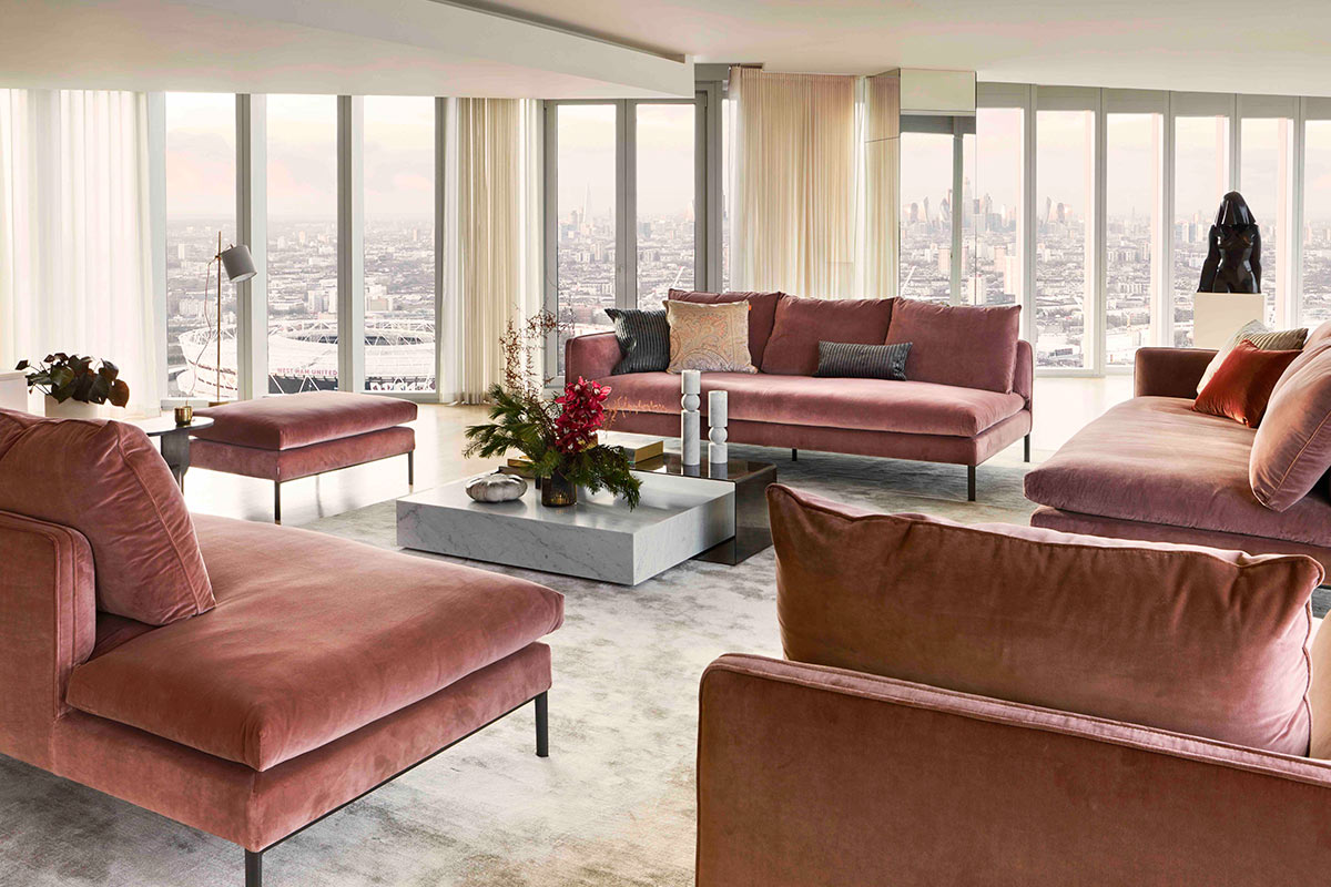 Manhattan Loft Gardens Penthouse Living Room