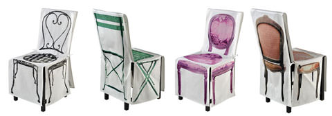 Summer Chair Covers in Canvas
