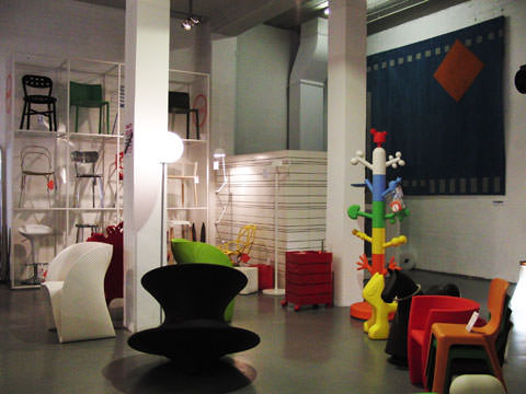 The new Magis Hub at Aram Store - the largest collection on display in the UK