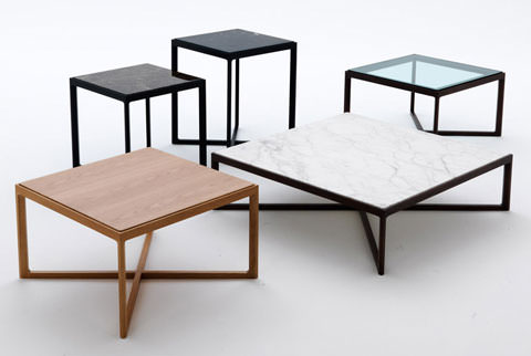 Occasional tables from the new Krusin Collection for Knoll 