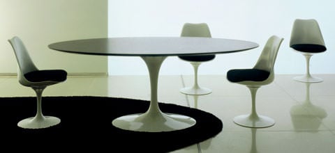 Eero Saarinen Tulip Collection of Tables and Chair for Knoll Studio