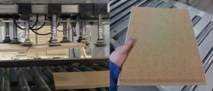 The production process starts with high quality MDF