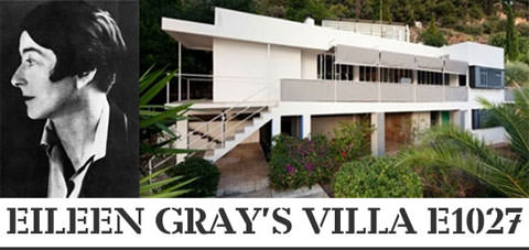 Eileen Gray's Villa E1027 at Roquebrune Cap Martin