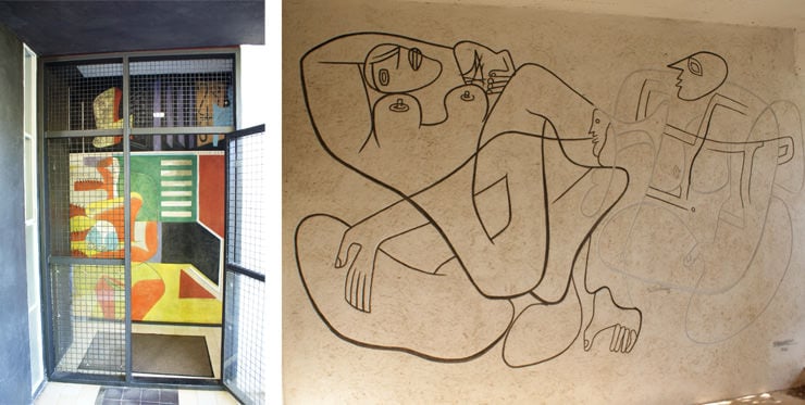 Le Corbusier murals - E1027