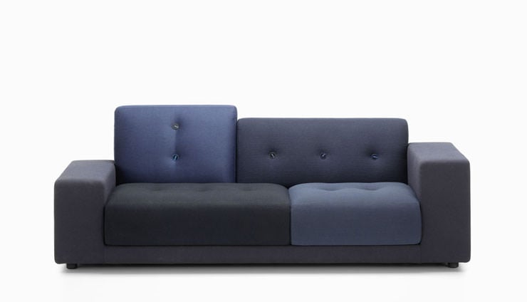 New Polder Compact Sofa by Hella Jongerius for Vitra at Aram