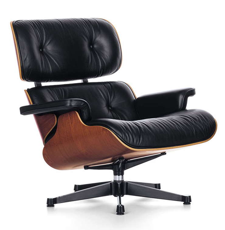 Lounge Chair Black Cherry Charles and Ray Eames Vitra
