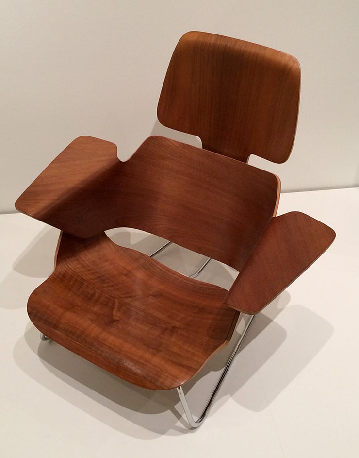 Charles Eames Ray Eames Chaise longue experimental