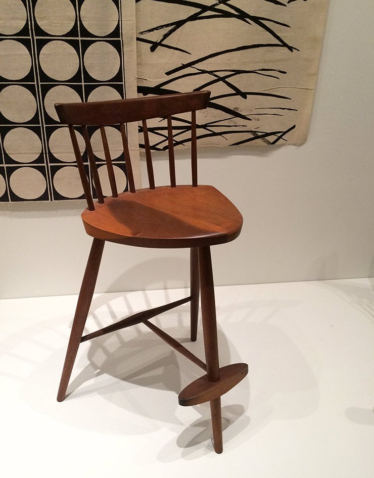 George Nakashima – Three‐Legged (Mira) Stool MoMA