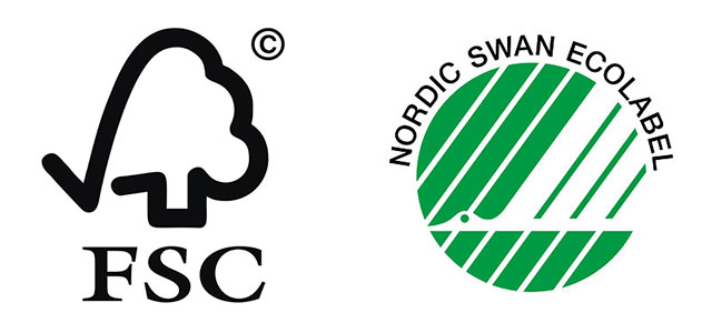 FSC and Nordic Swan Certification