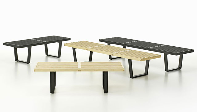 George Nelson Bench in black
