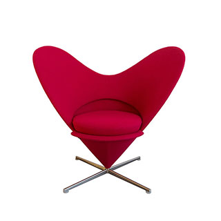 Ex Display Heart Cone Chair