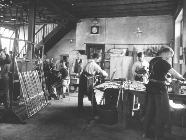 USM Workshop in Munsingen 1920