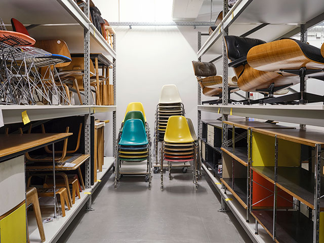 Eames Fiberglass Shell Chairs at the Vitra Archive