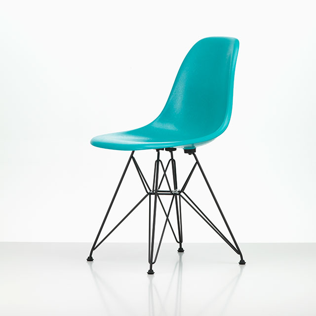 Turquoise Ltd Edition DSR Eames Fiberglass Side Chair