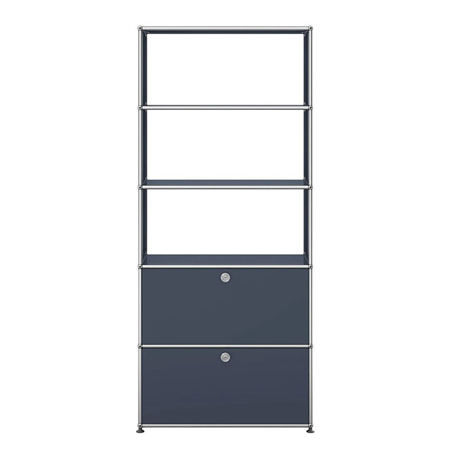 USM Tall Shelving with Two Doors ref M24